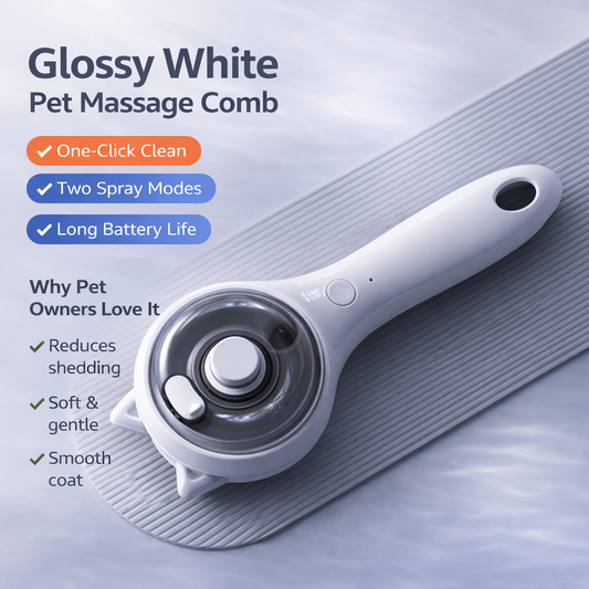 Steam Pet Grooming Brush – Soft Spray Mode