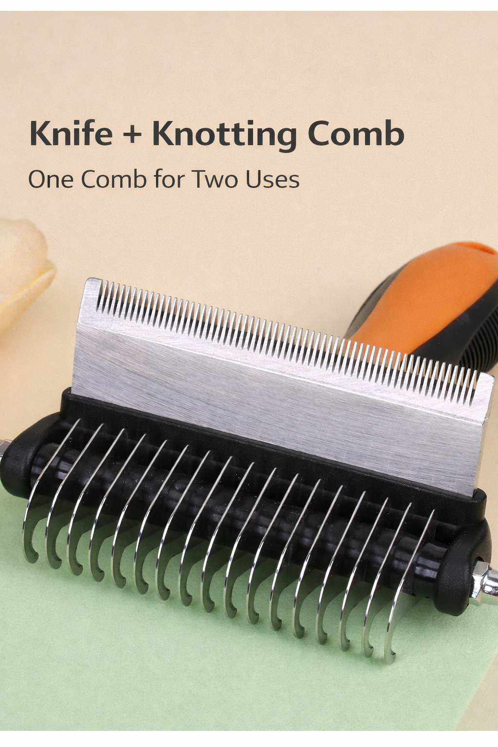 Deshedding Brush for Dogs & Cats – Deep Undercoat Removal Tool