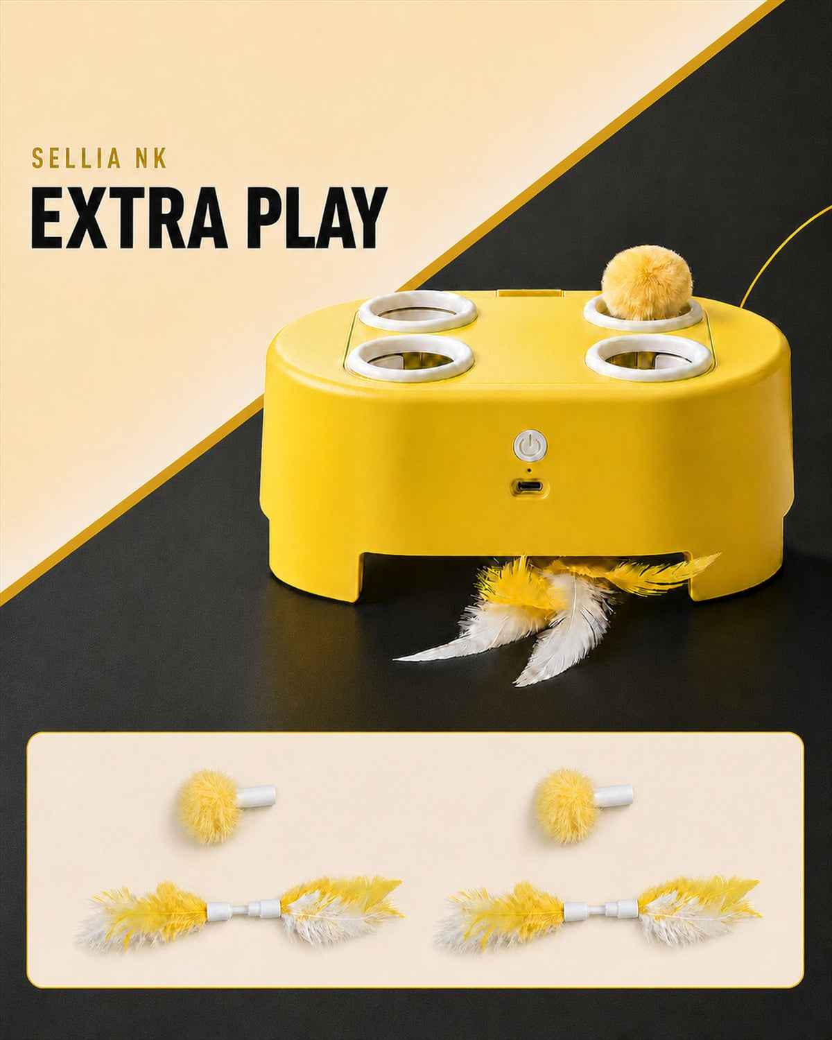 Sunshine Yellow Extra Play set with replacement accessories